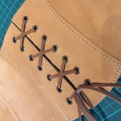 Custom Leather Corset Belt.
